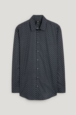 Koszula biznesowa - slim fit - kołnierzyk kent