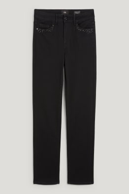 Straight jeans - mid waist - LYCRA®