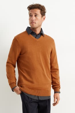 Jersei de punt fi i camisa - regular fit - coll kent