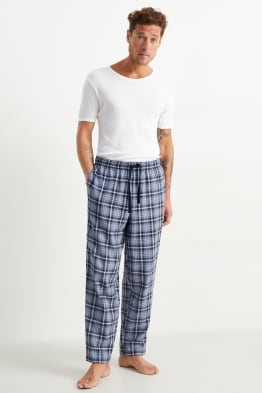 Flanellen pyjamabroek