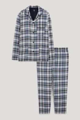 Flanell-Pyjama - kariert