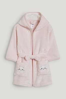 Chatons - peignoir avec capuche