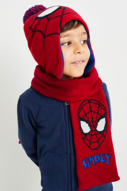 Spider-Man - set - muts en sjaal - 2-delig