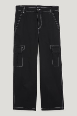 Cargo jeans - ciepłe dżinsy