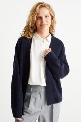 Gebreid vest van kasjmier