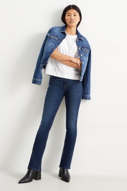 Bootcut jeans - mid waist - LYCRA®