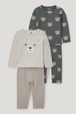 Paquet de 2 - pijama per a nadó - 4 peces