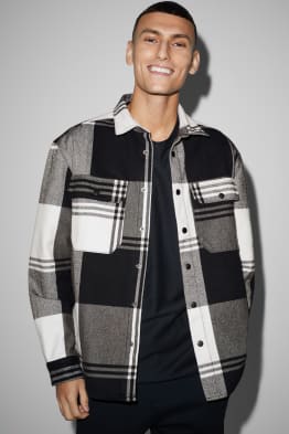Overhemd - relaxed fit - kent - geruit