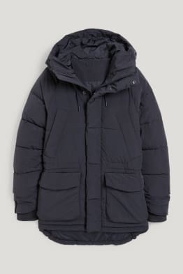 Steppjacke mit Kapuze