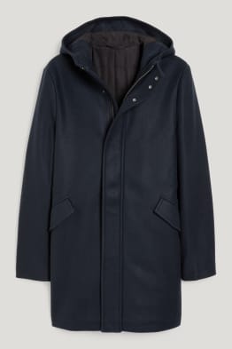 Cappotto con cappuccio
