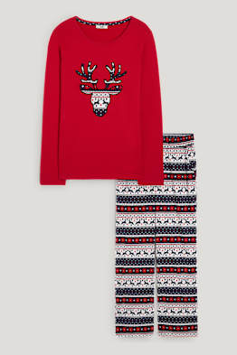 Weihnachts-Pyjama - Rentier