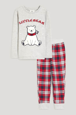 Ours polaire - pyjama de Noël - 2 pièces