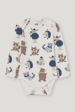 Woodland animals - baby bodysuit