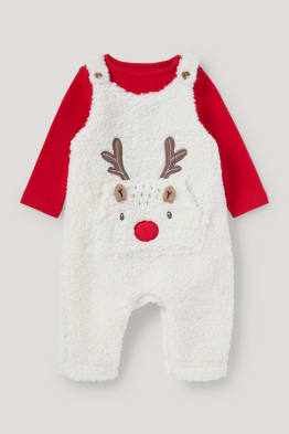 Rudolf - Baby-Weihnachts-Outfit - 2 teilig