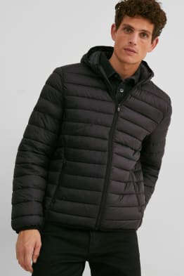 Steppjacke mit Kapuze