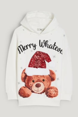 Teddy bear - Christmas hoodie