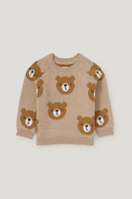 Niedźwiadki - sweter niemowlęcy