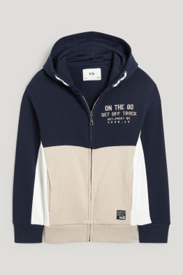 Sweat zippé à capuche