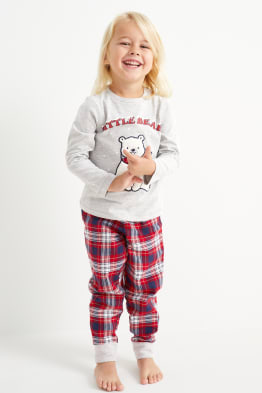 Ours polaire - pyjama de Noël - 2 pièces