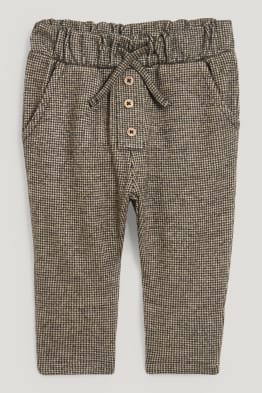 Pantalons de xandall per a nadó - de quadres