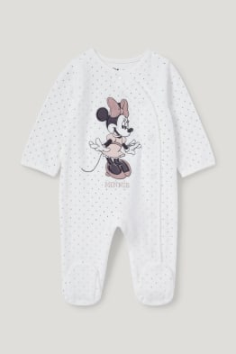 Minnie Mouse - baby sleepsuit - polka dot
