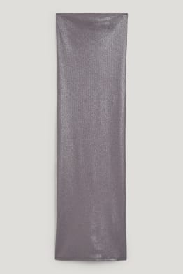 CLOCKHOUSE - rochie bandeau - aspect lucios