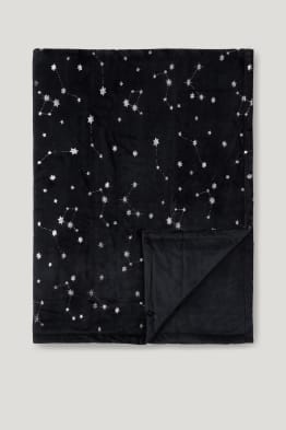 Decke - 130 x 170 cm - gemustert