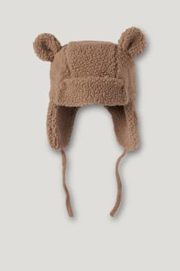 Bonnet en peluche pour bébé
