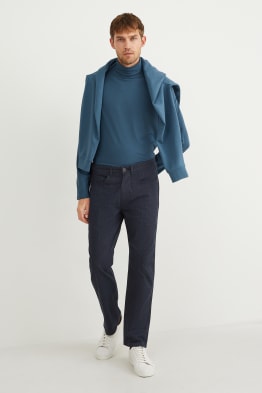 Pantalons - regular fit - de quadres