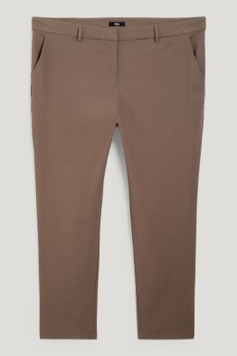 Stoffhose - Mid Waist - Straight Fit