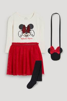 Minnie Mouse - set - jurk, tasje en maillot - 3-delig