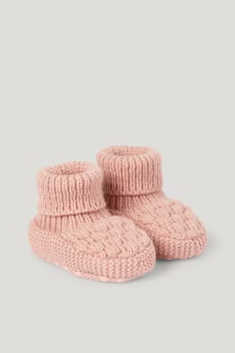 Baby-Strick-Krabbelschuhe