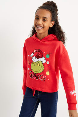 Il Grinch - felpa con cappuccio natalizia