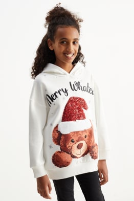 Teddy bear - Christmas hoodie