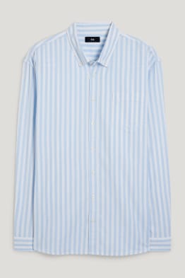 Oxford shirt - regular fit - button-down collar - striped