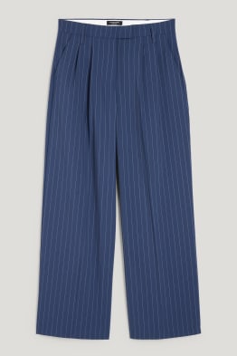 CLOCKHOUSE - pantalons de tela - mid waist - wide leg - de ratlles