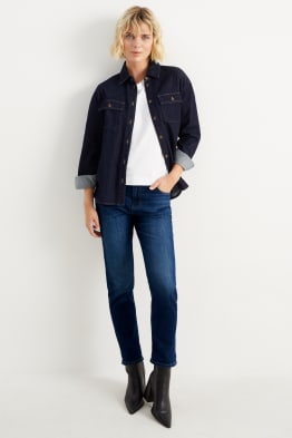 Boyfriend jeans - mid waist - LYCRA®