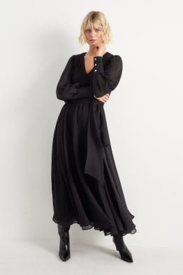 Robes, combinaisons C&A  Robe Noir Femme « Javiergella