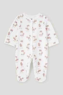 Fox - baby sleepsuit