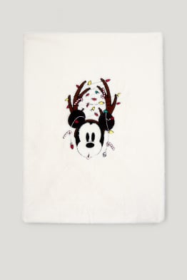 Weihnachts-Fleecedecke - 130 x 170 cm - Micky Maus