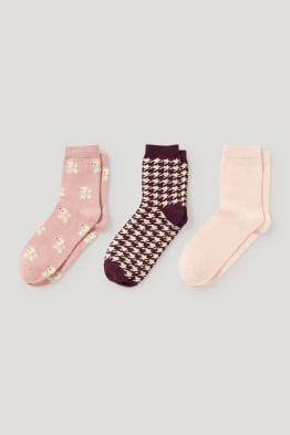 Multipack 3er - Socken mit Motiv - Pudel