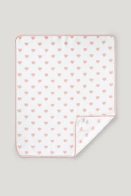 Herzchen - Baby-Decke
