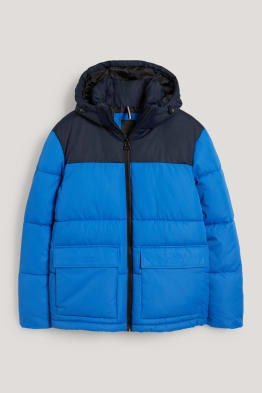Steppjacke mit Kapuze