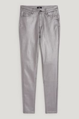 Stoffhose - High Waist - Skinny Fit