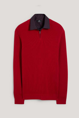 Pullover und Hemd - Regular Fit - Kent