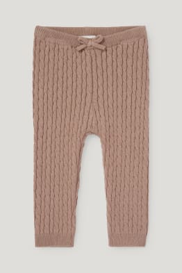 Pantalons de punt de mitja per a nadó - trenat