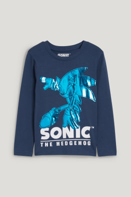 Ježek Sonic - tričko s dlouhým rukávem