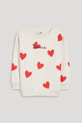 Corazones - sudadera