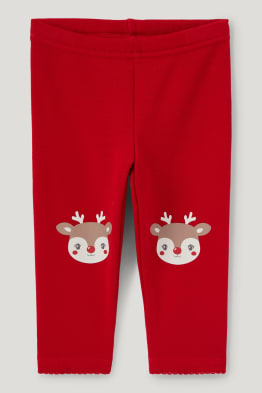 Rudolphe - legging doublé de Noël pour bébé
