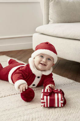 Baby-outfit voor de kerst - 3-delig